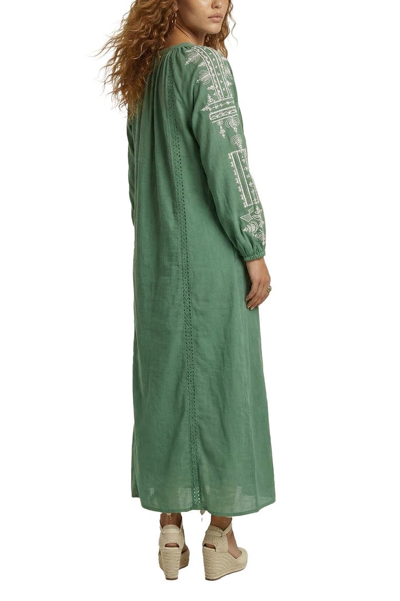 Aurelia Kaftan Style Embroidered Maxi Dress