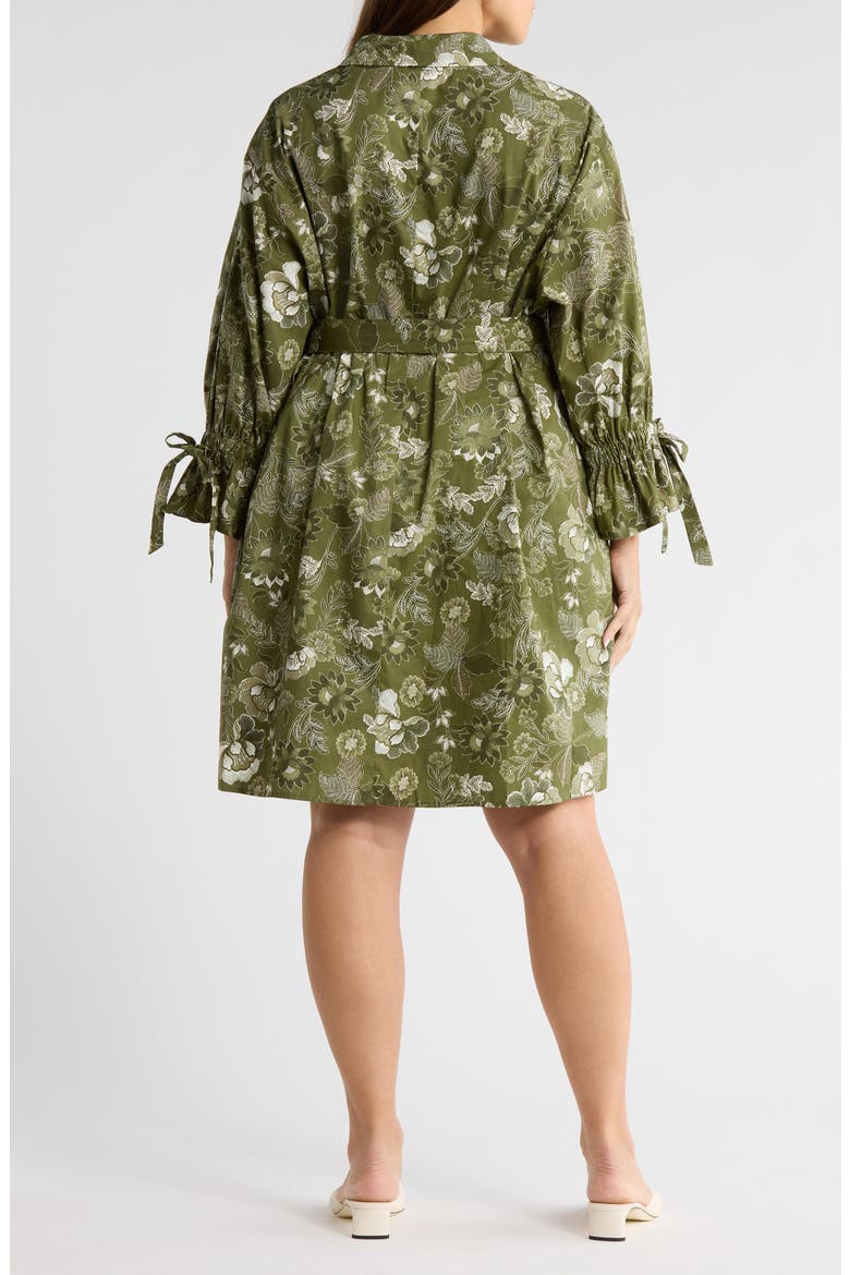 Emelia Hazelton Floral Cotton Shirtdress