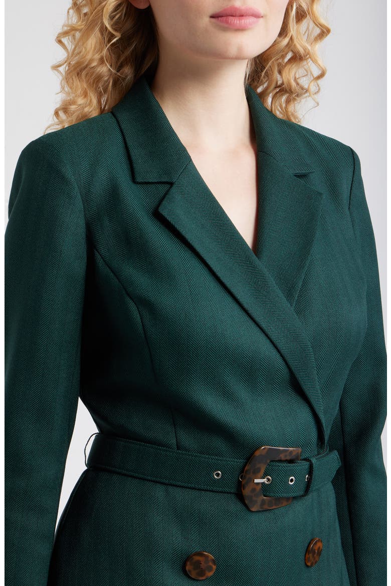 Long Sleeve Blazer Dress