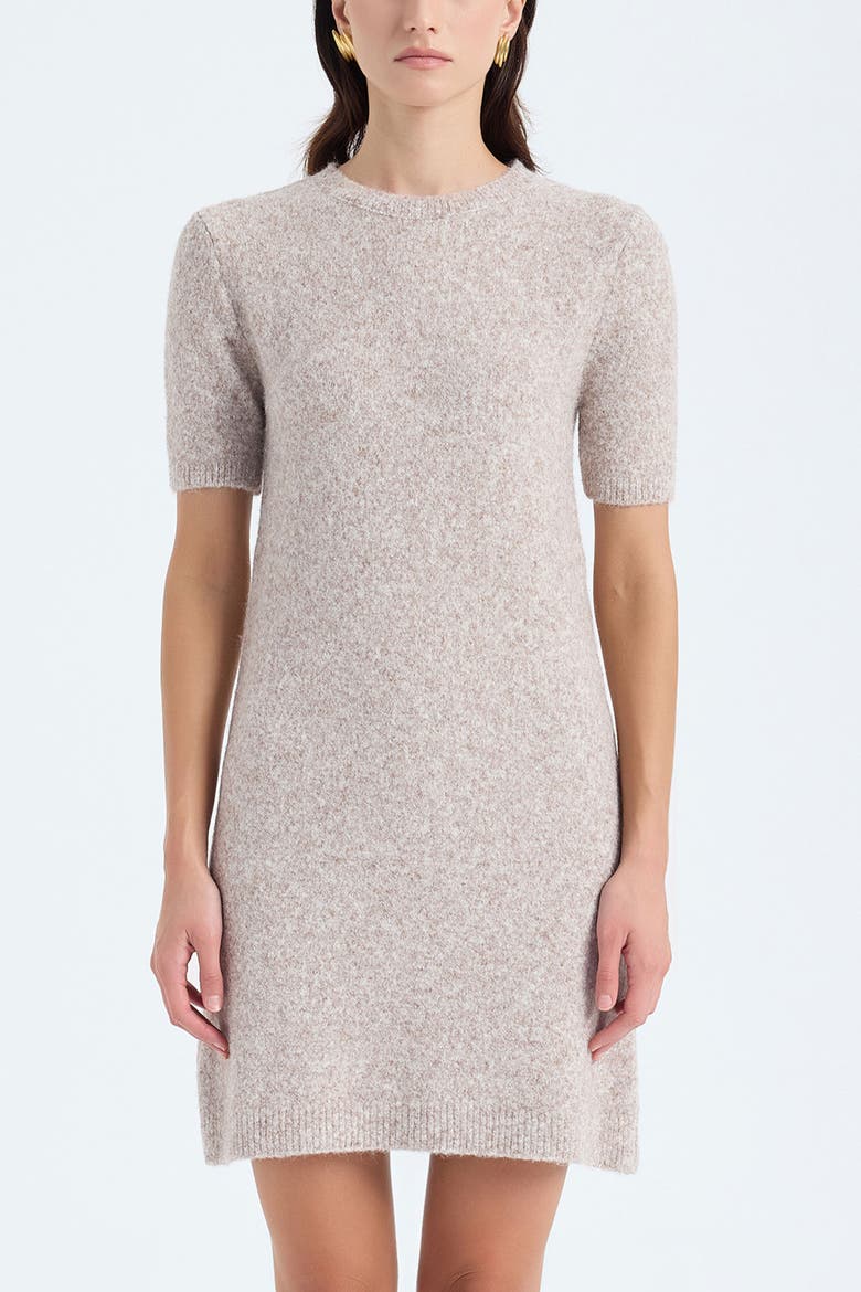 Rune Short Sleeve Crewneck Knit Sweater Dress