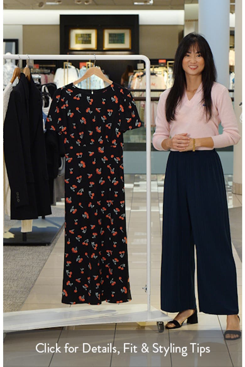 Dusk Bloom Floral Midi Dress
