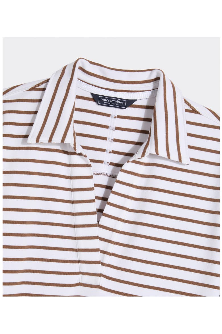 Margo Stripe Short Sleeve Polo Dress