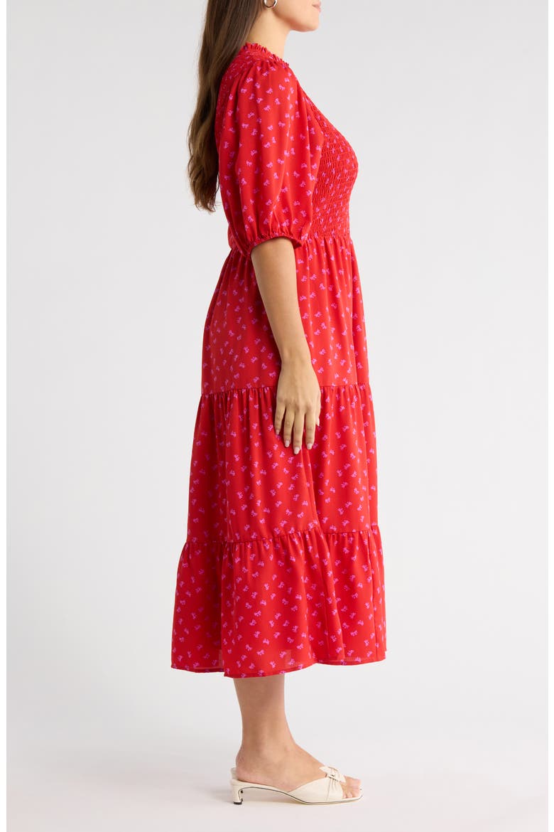 Tayla Bow Print Dress