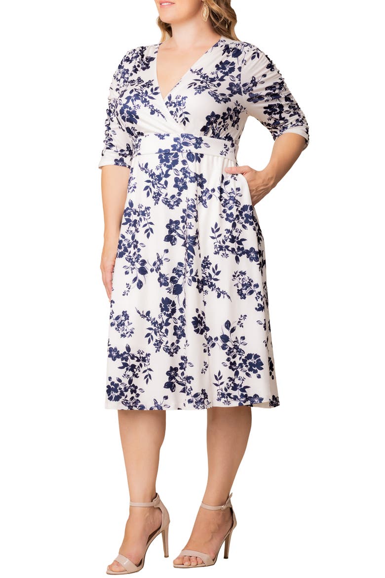 Gabriella Print Jersey A-Line Dress