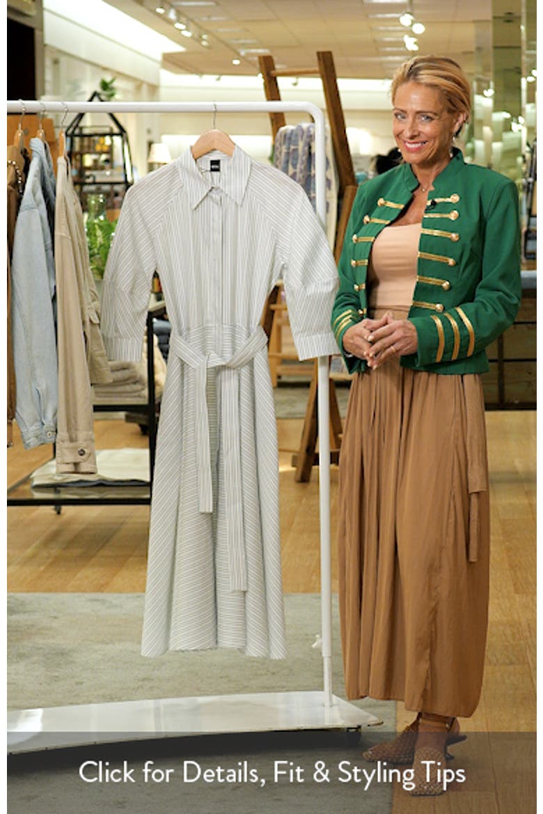 Debeca Cotton Poplin Midi Shirtdress
