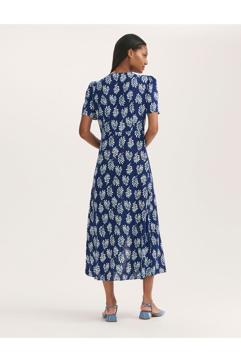 Martina Printed Crepe Midi Dress