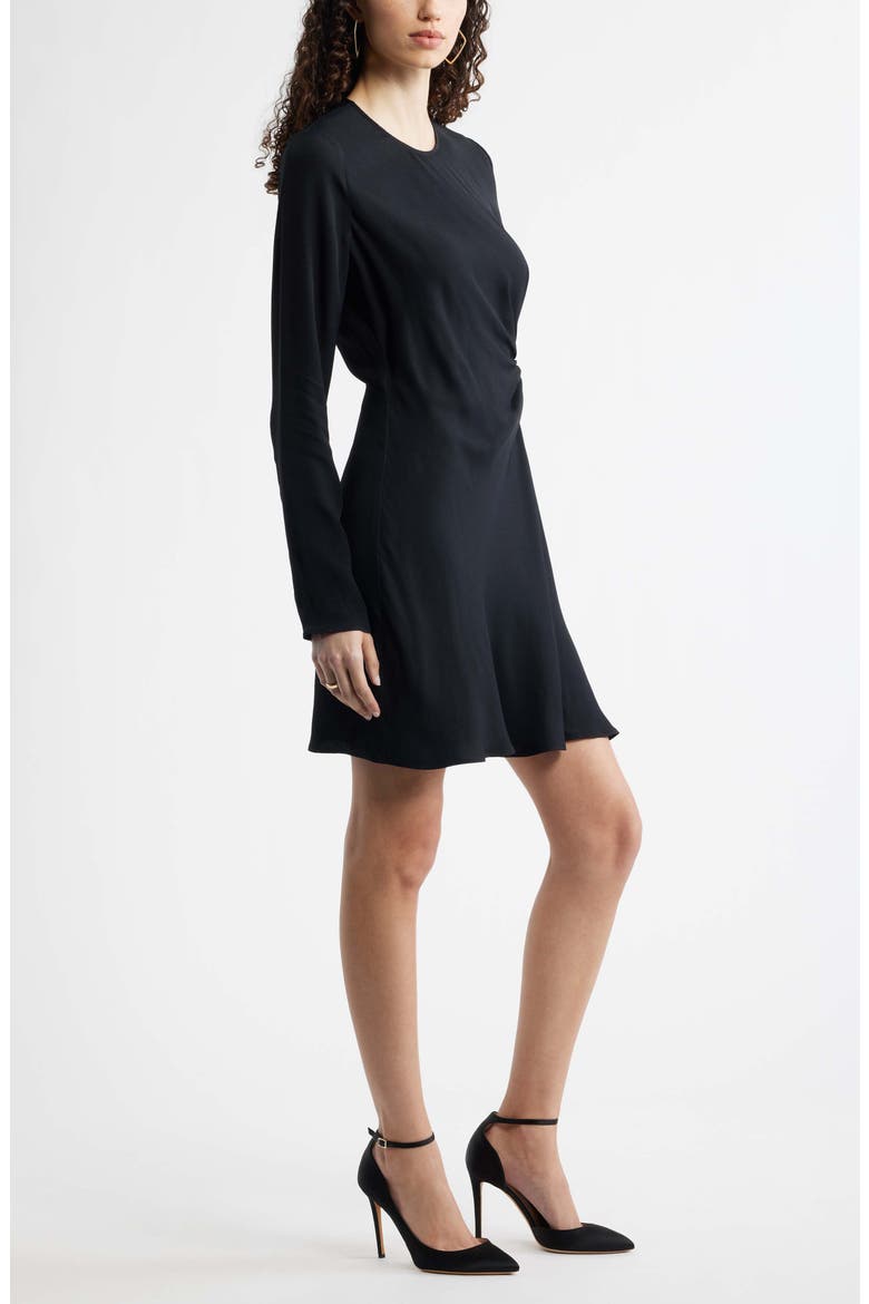 Side Twist Long Sleeve Minidress