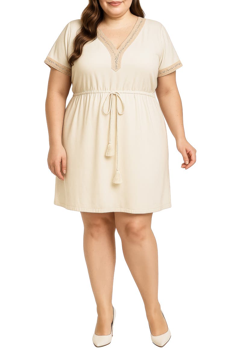 Lace Trim Minidress