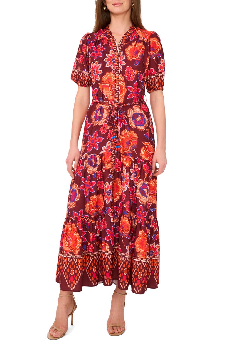Floral Tiered Maxi Dress