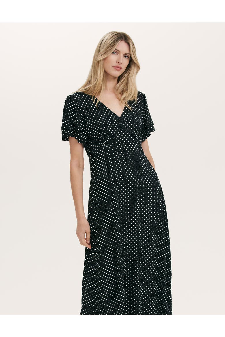 Saskia Polka Dot Midi Tea Dress