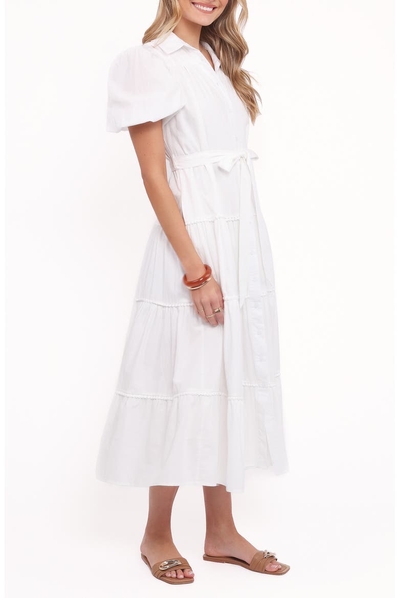 Louella Tie Waist Tiered Maxi Dress