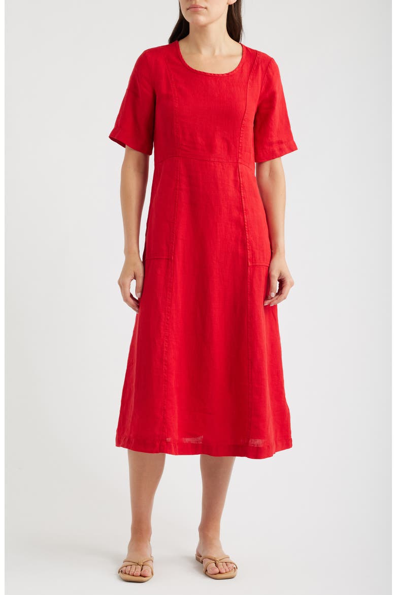 Grass Wave Midi Dress