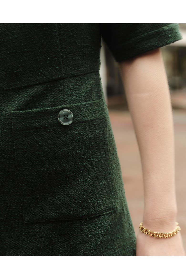 Reanna Bouclé Midi Dress