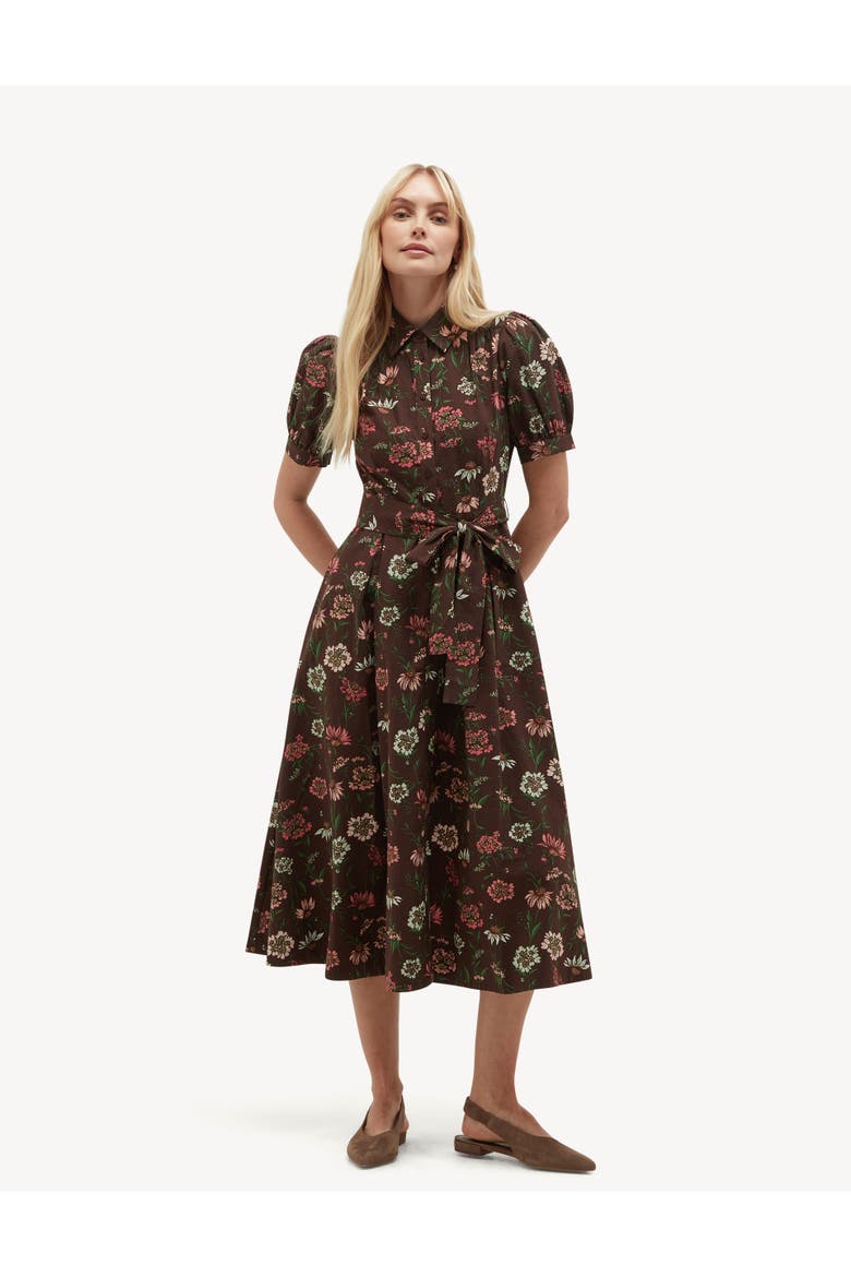 Hester Floral Embroidered Shirt Dress