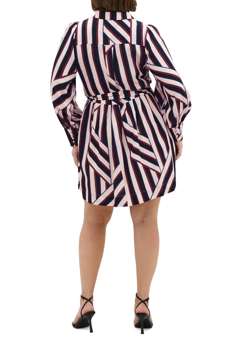 Timeless Stripe Long Sleeve Minidress