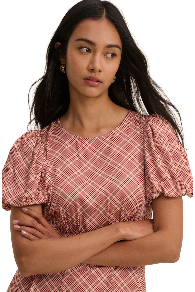 Quinn Puff Sleeve Midi Dress