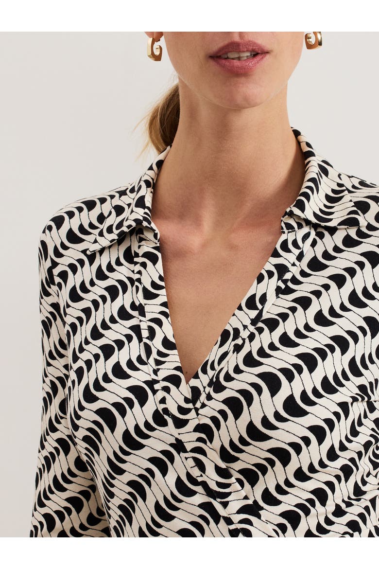 Gina Geo Wrap Dress