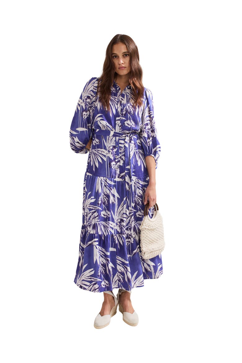 Coralie Print Shirt Midaxi Dress