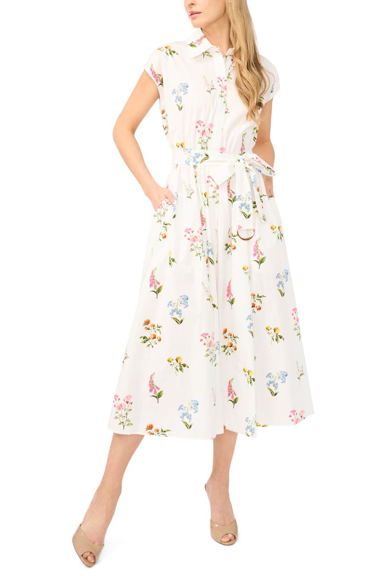 Riley Drop Shoulder Cotton Shirtdress