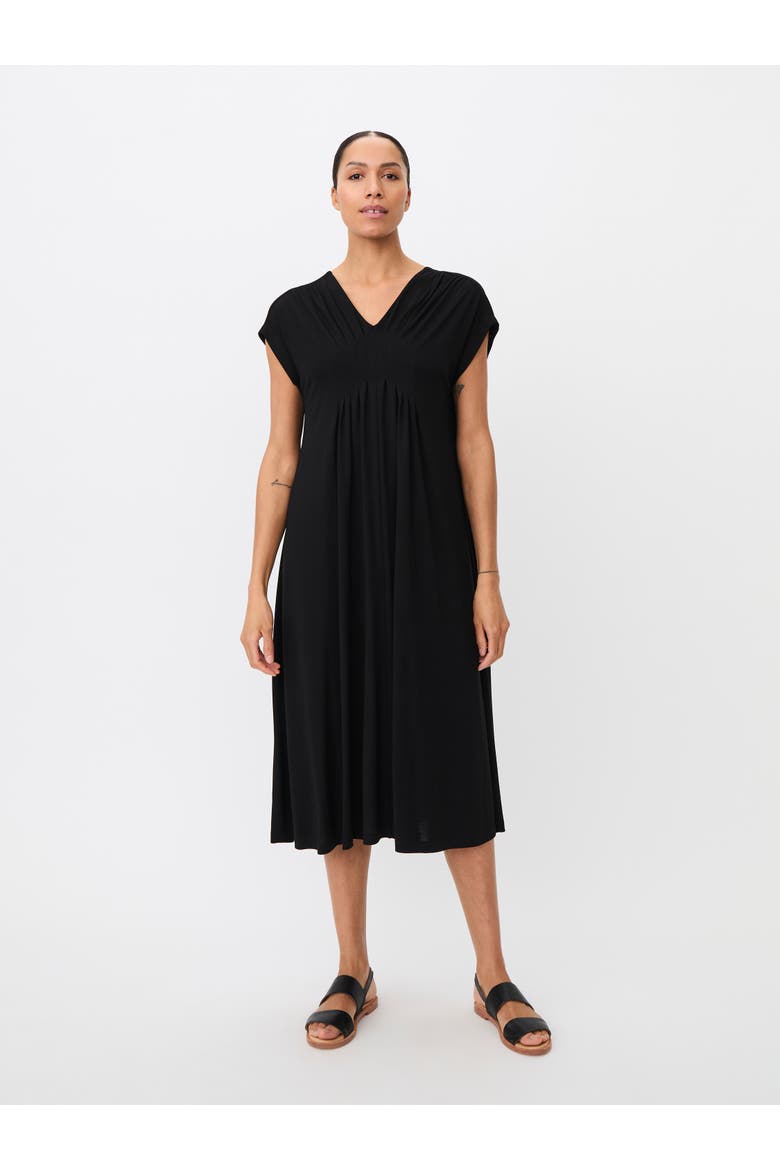 V-Neck Midi Dress