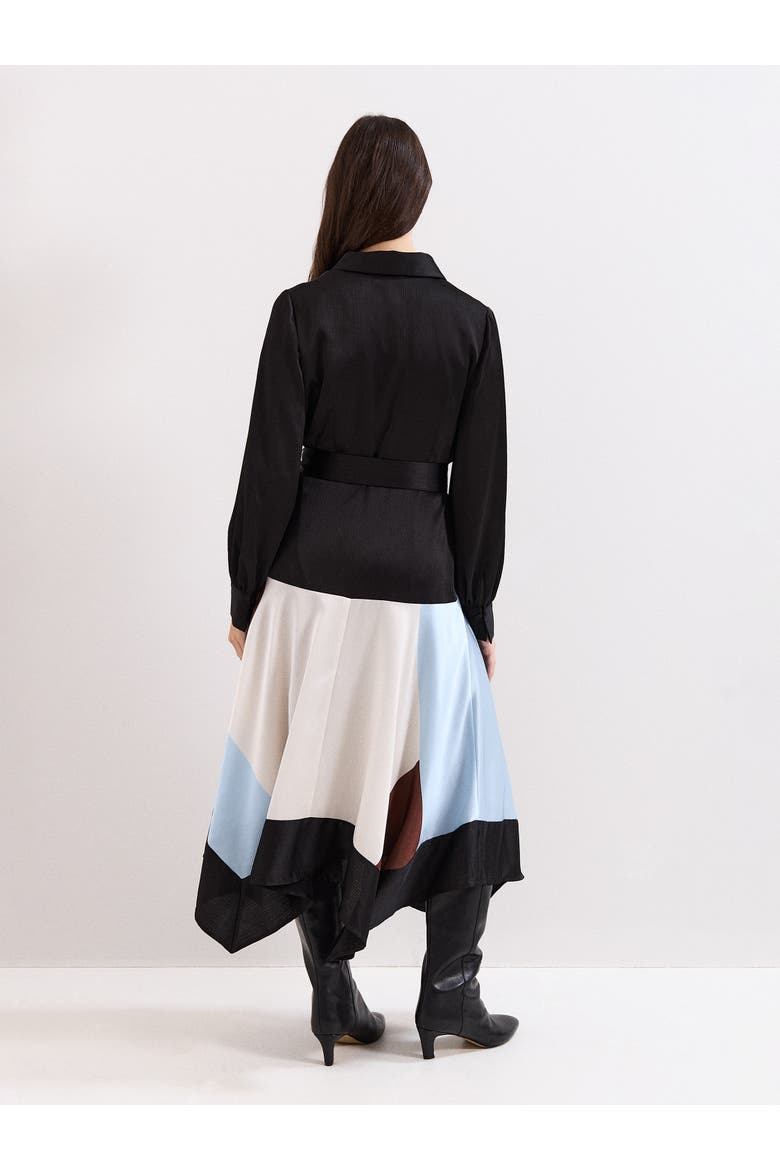 Samalie Satin Hanky Dress