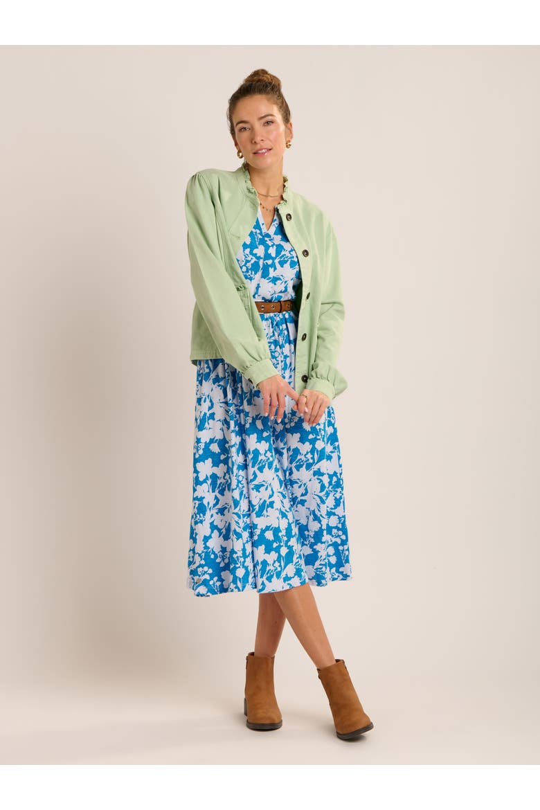 Ranieli Floral Print Midi Dress