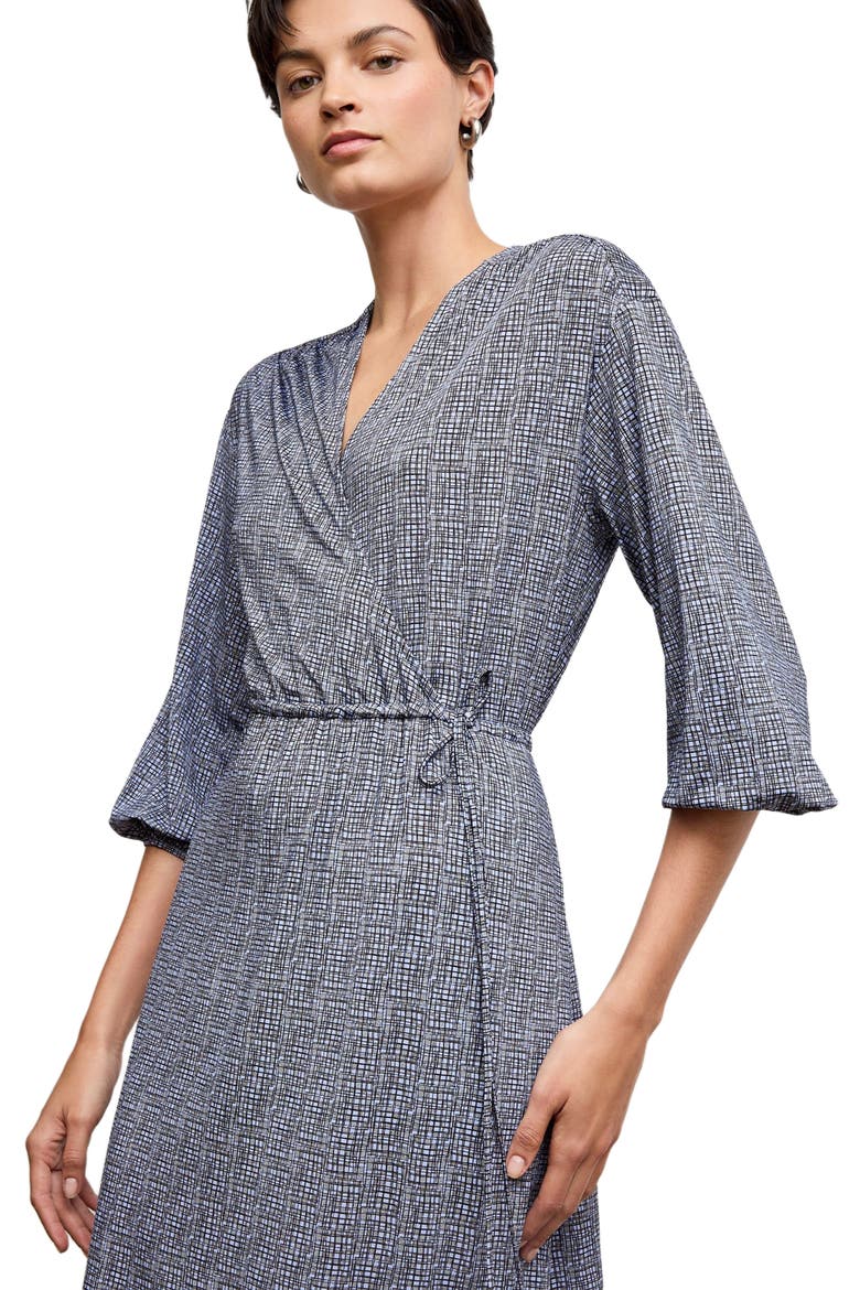 Hope Printed Jersey Wrap Dress