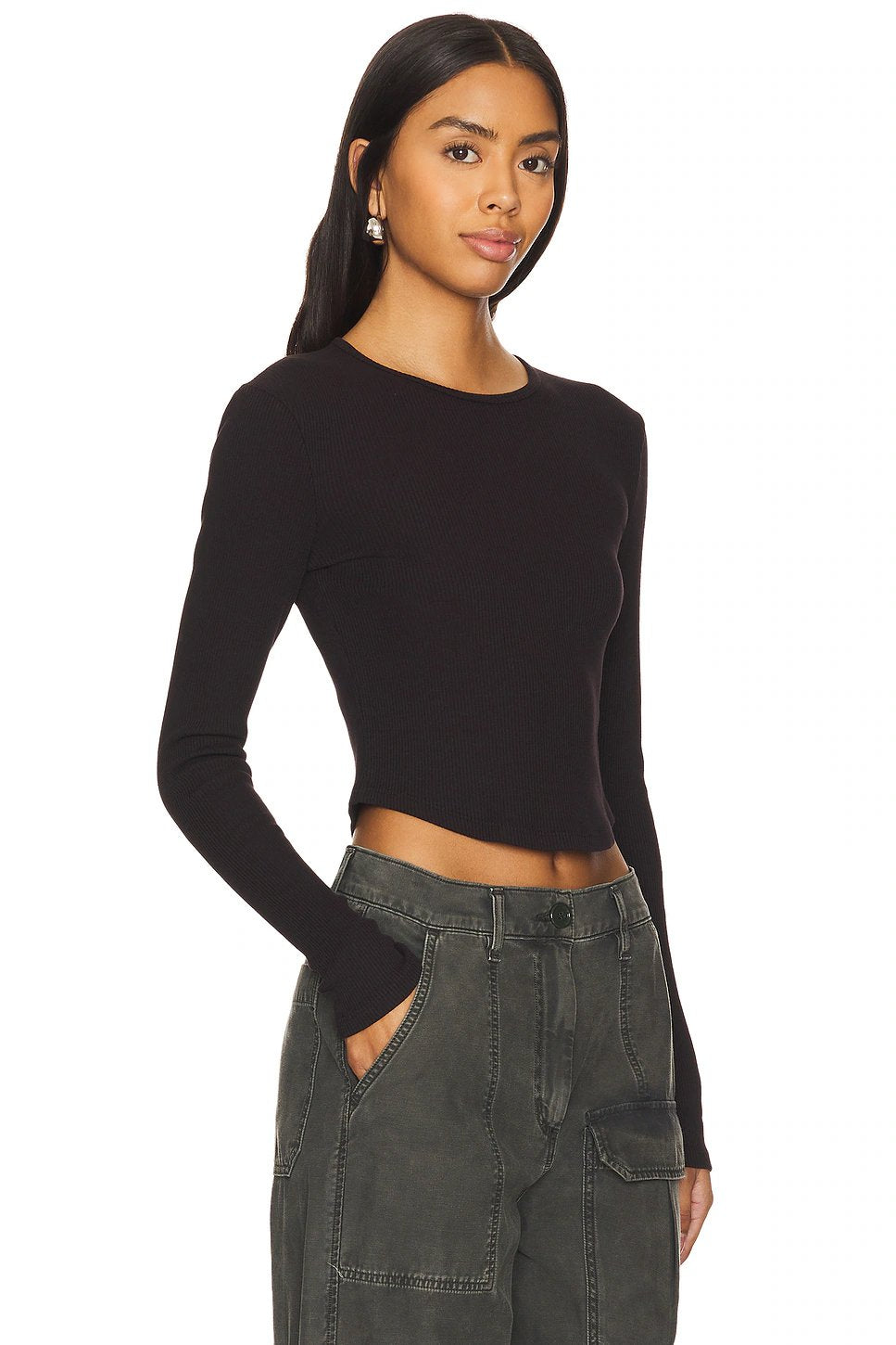 AGOLDE Nova Tee in Americano - Image 2