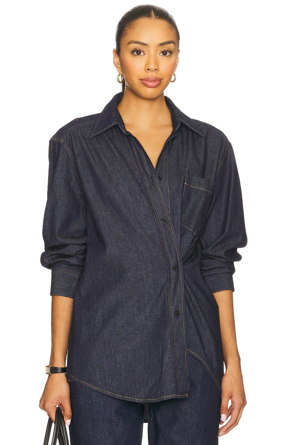 AGOLDE Kaelin Shirt in Dice - Image 1