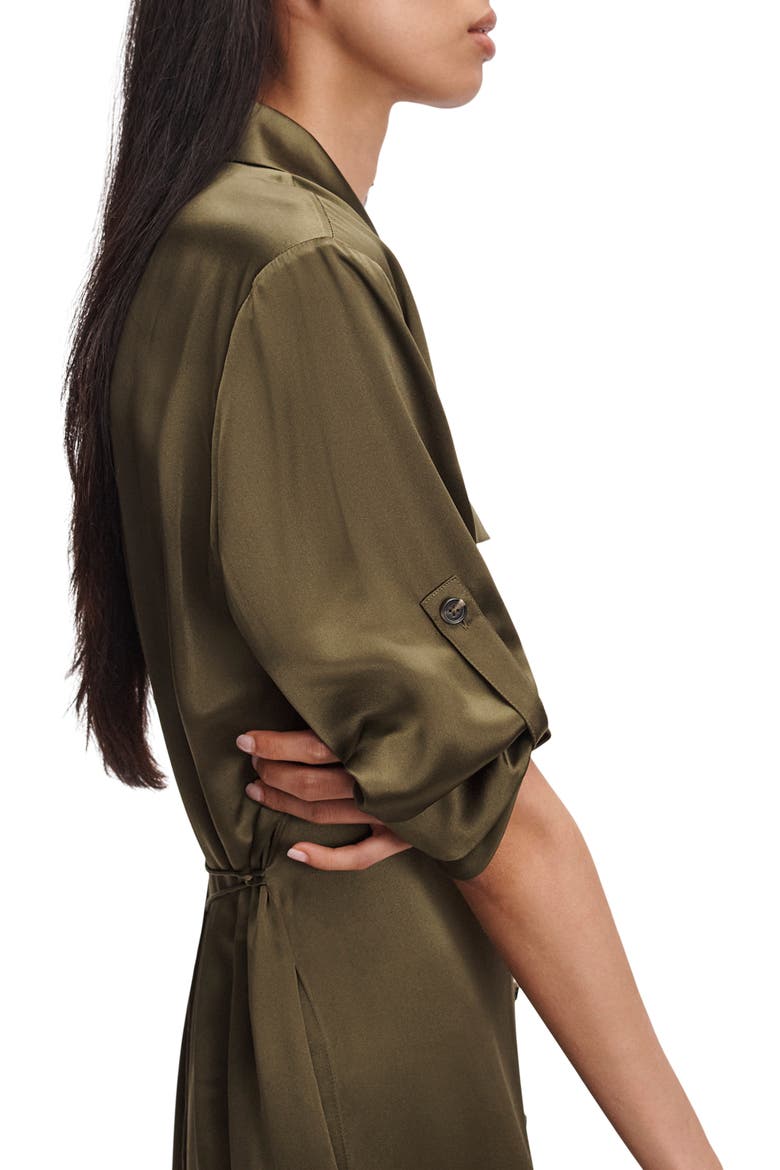 Sonny Silk Midi Shirtdress
