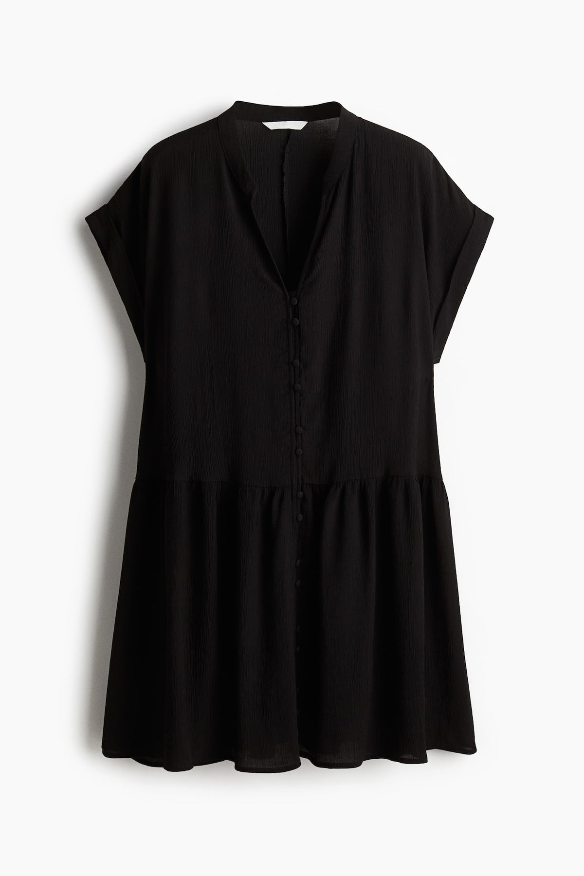 Crinkled Tunic Dress