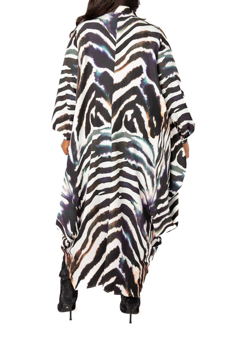 Drape Maxi Shirtdress