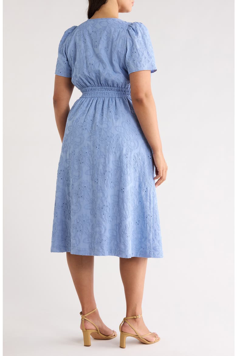 Embroidered Eyelet Lace Dress