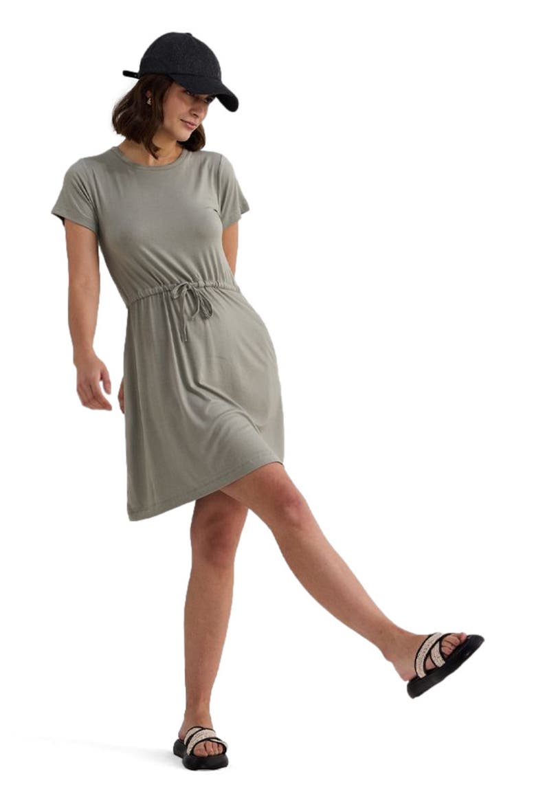 Comfortable Drawstring Short Dress