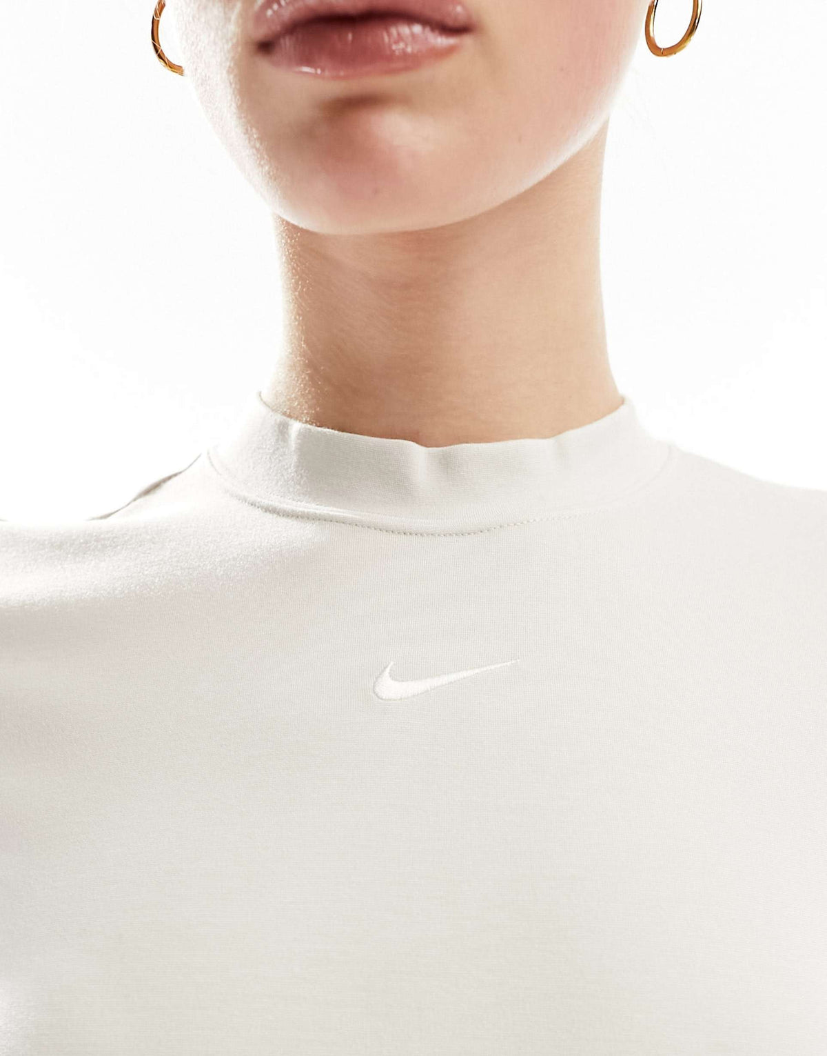 Nike Essentials midi dress in cream