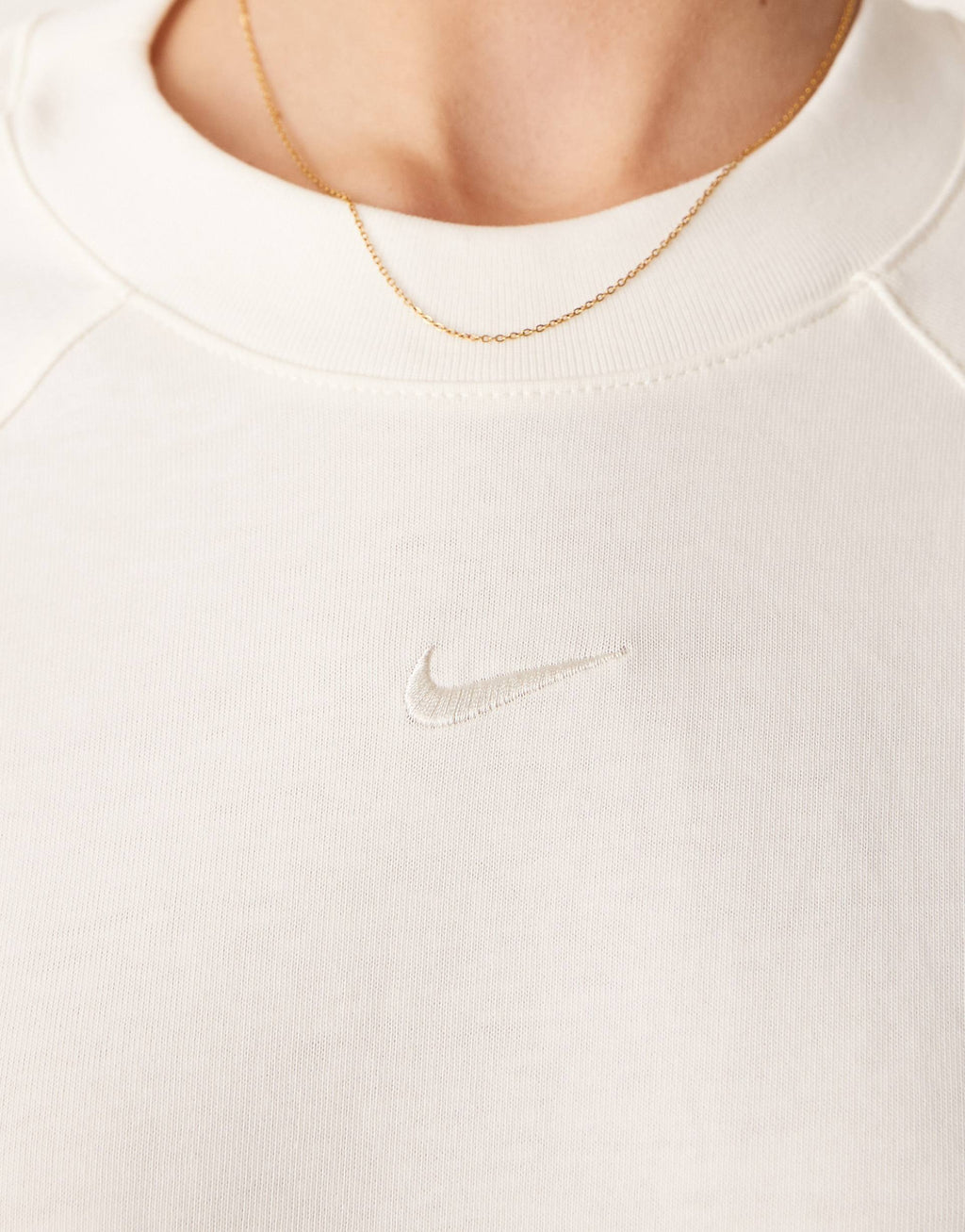 Nike Collection t-shirt dress in off white