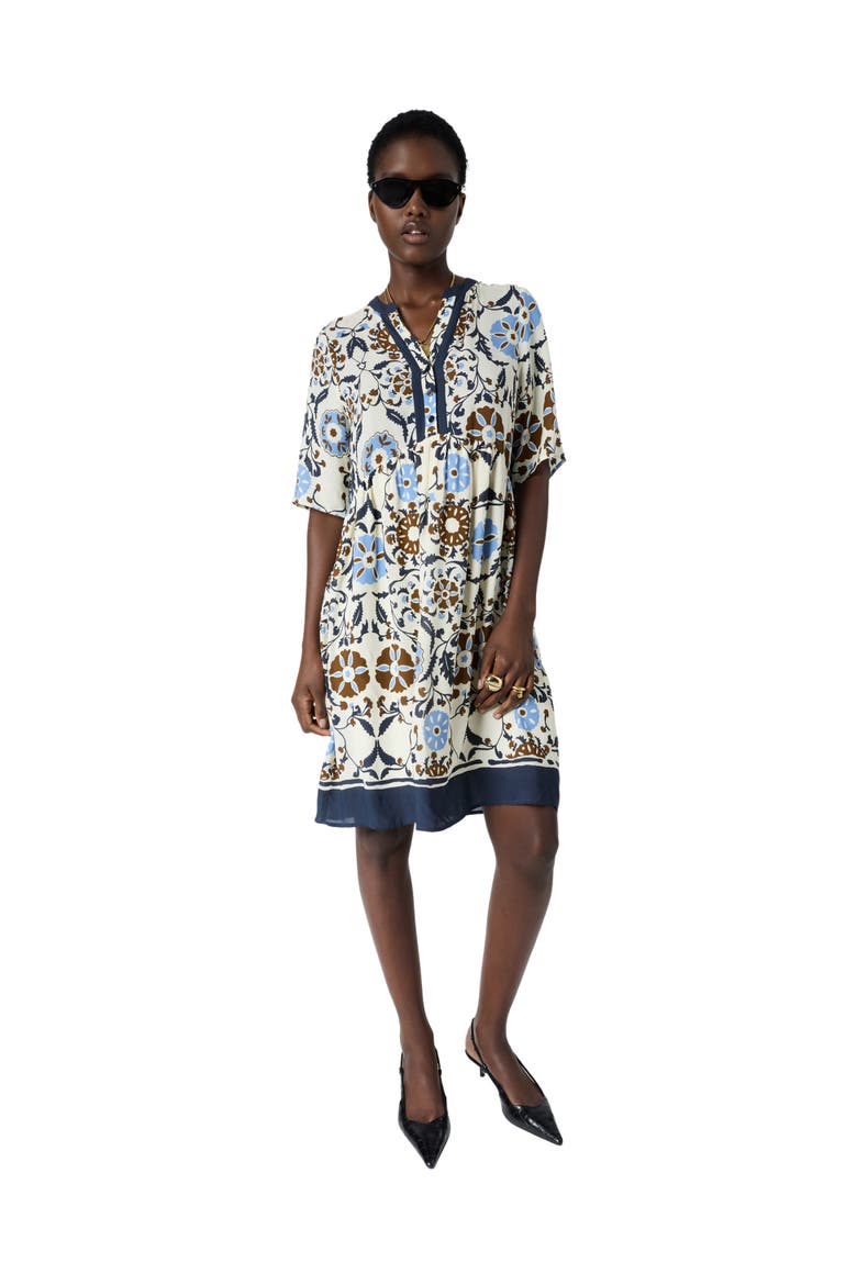 Romaine Printed Tunic Dress