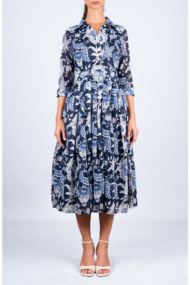 Botanic Antique Midi Shirtdress