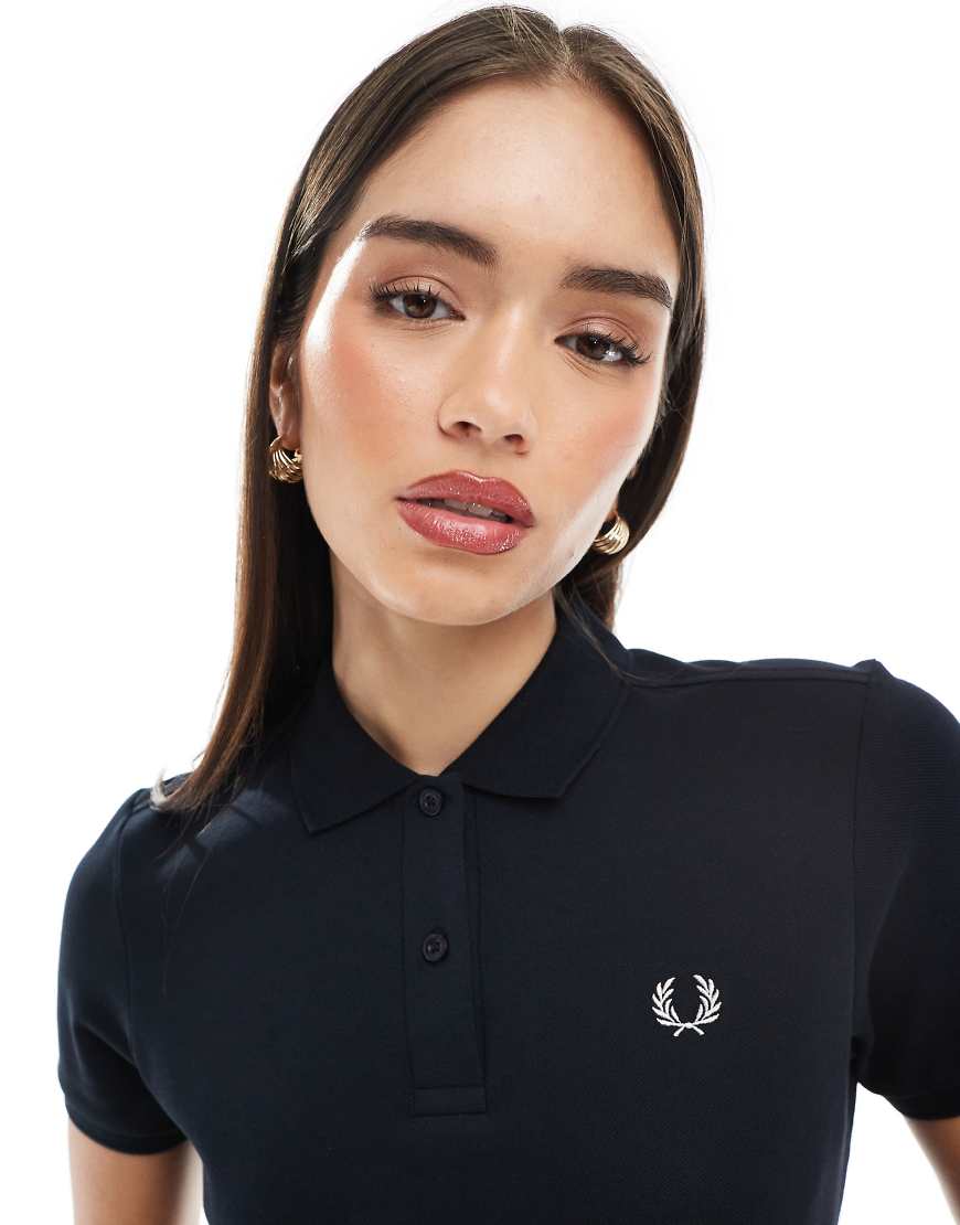 Fred Perry polo dress in navy
