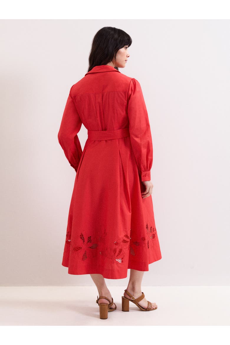 Kim Cutwork Hem Midi Dress