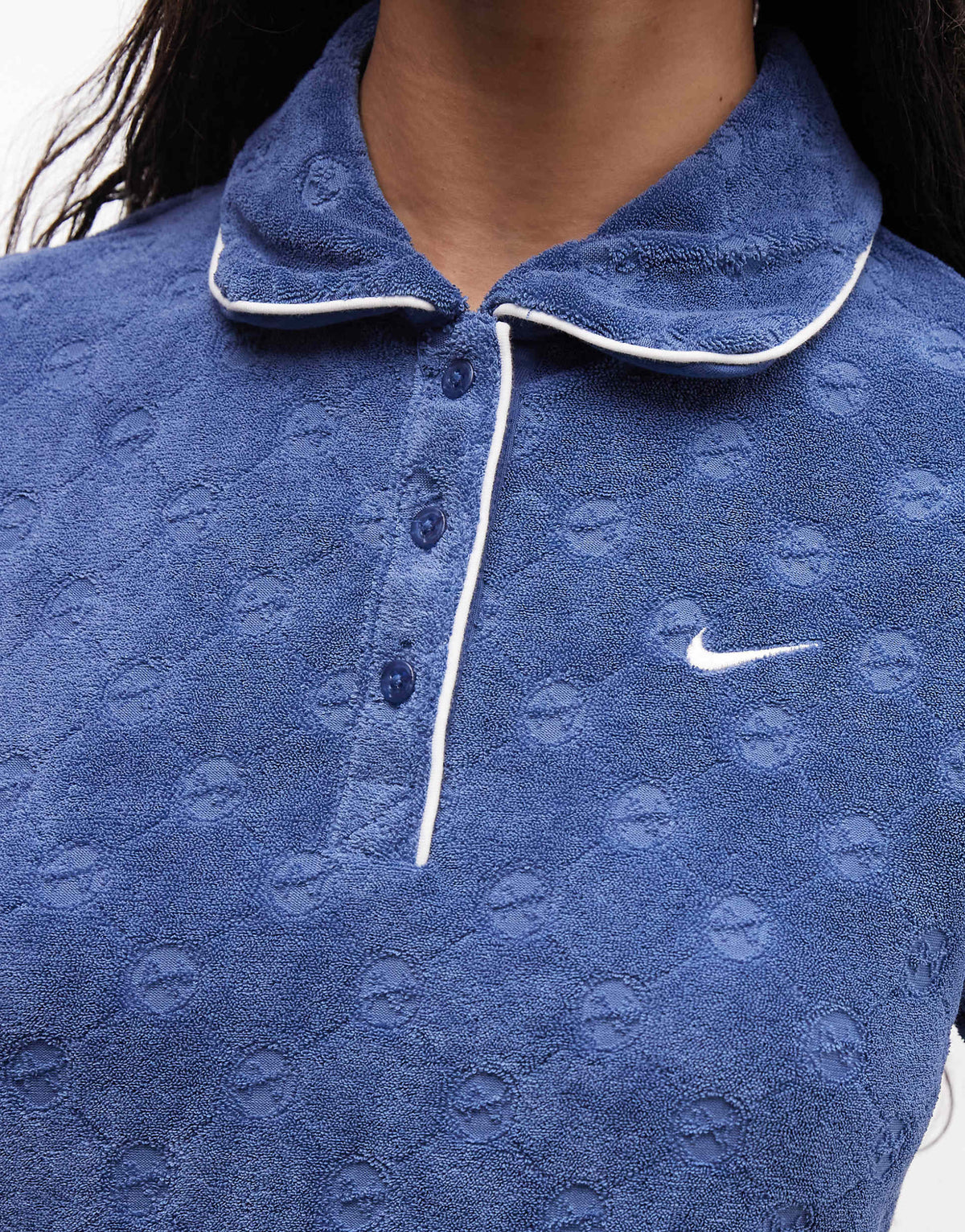 Nike Chill Terry Towel dress in navy