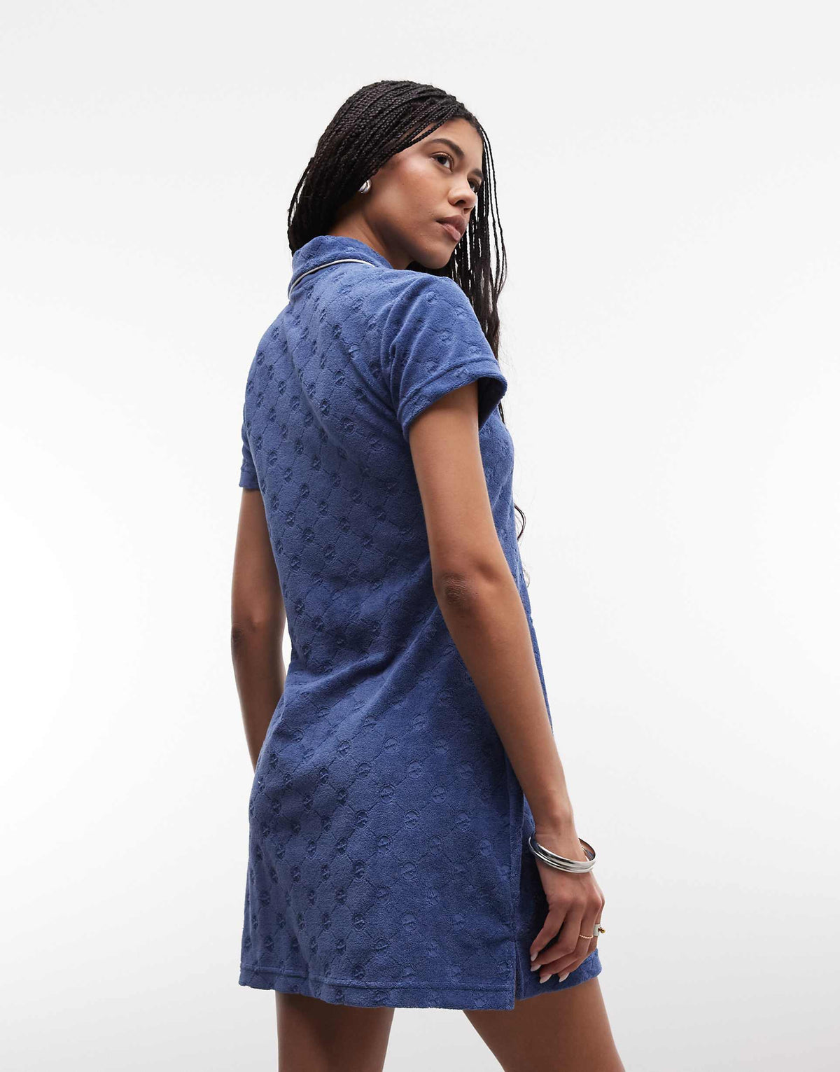 Nike Chill Terry Towel dress in navy
