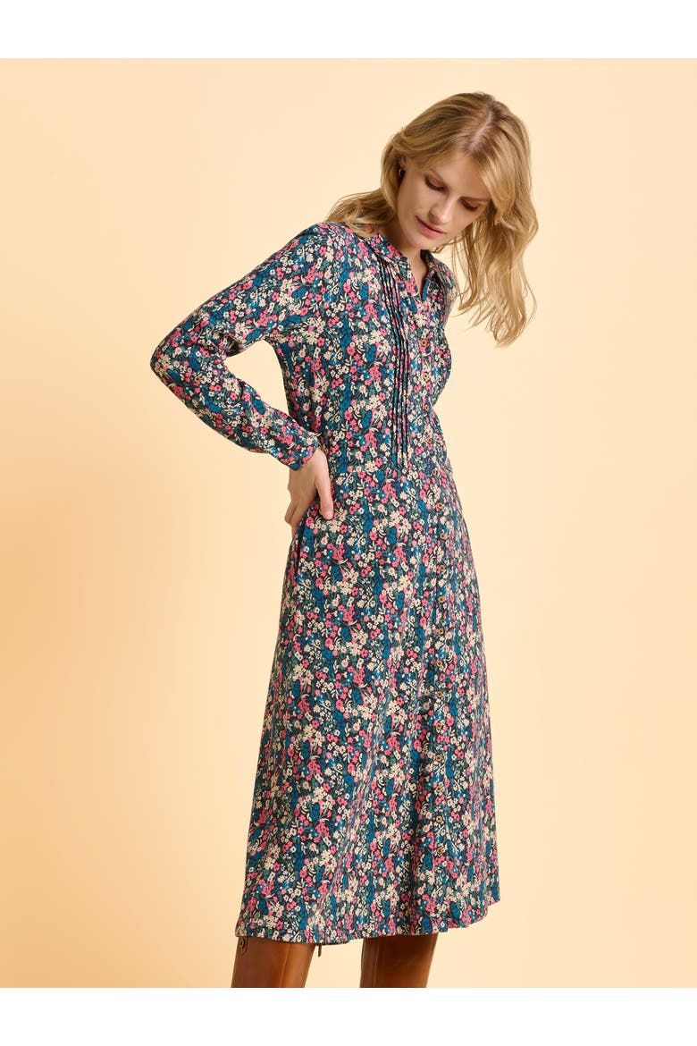 Charlotte Long Sleeve Shirt Midi Dress