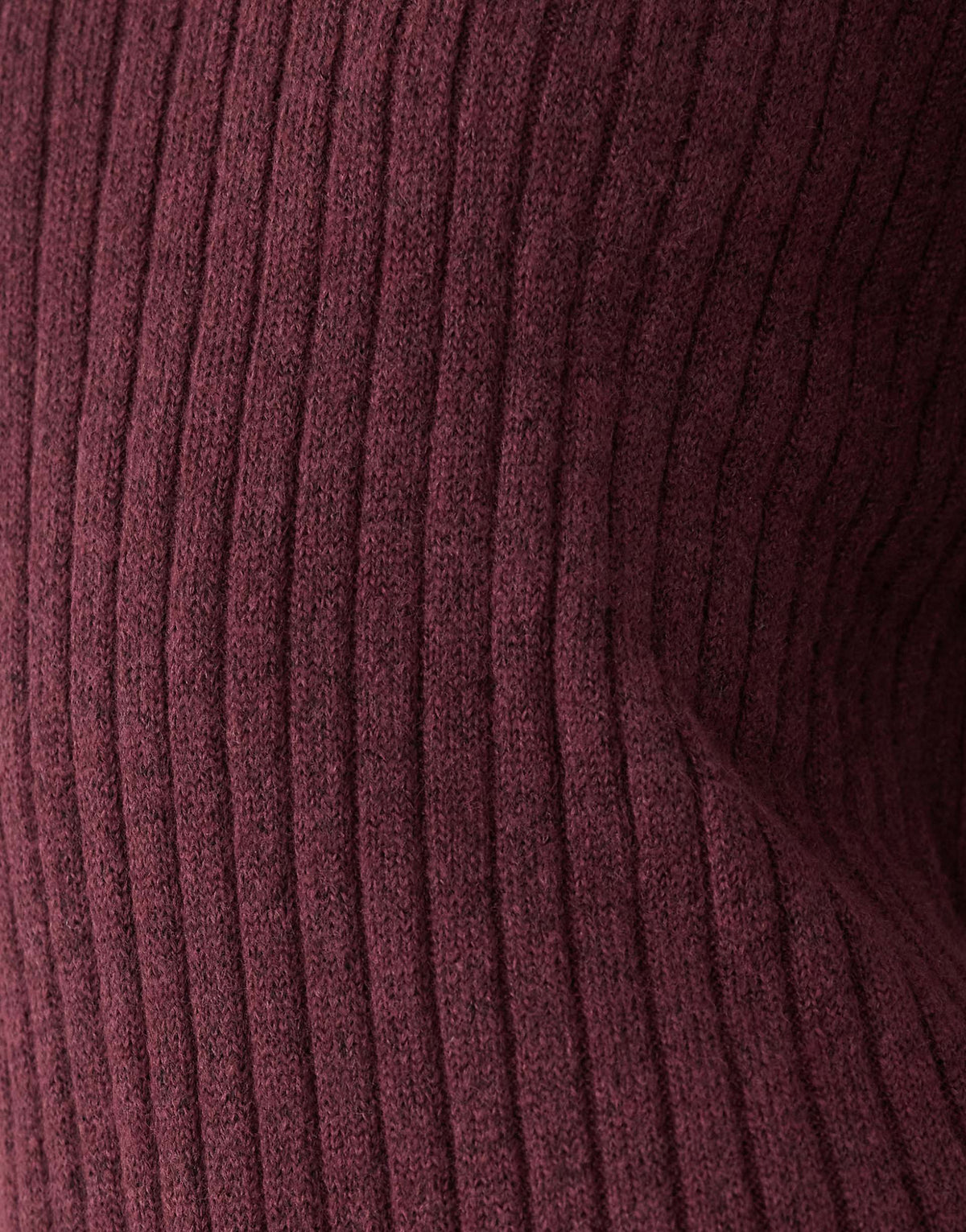 Miss Selfridge knit ribbed cozy mini dress in plum
