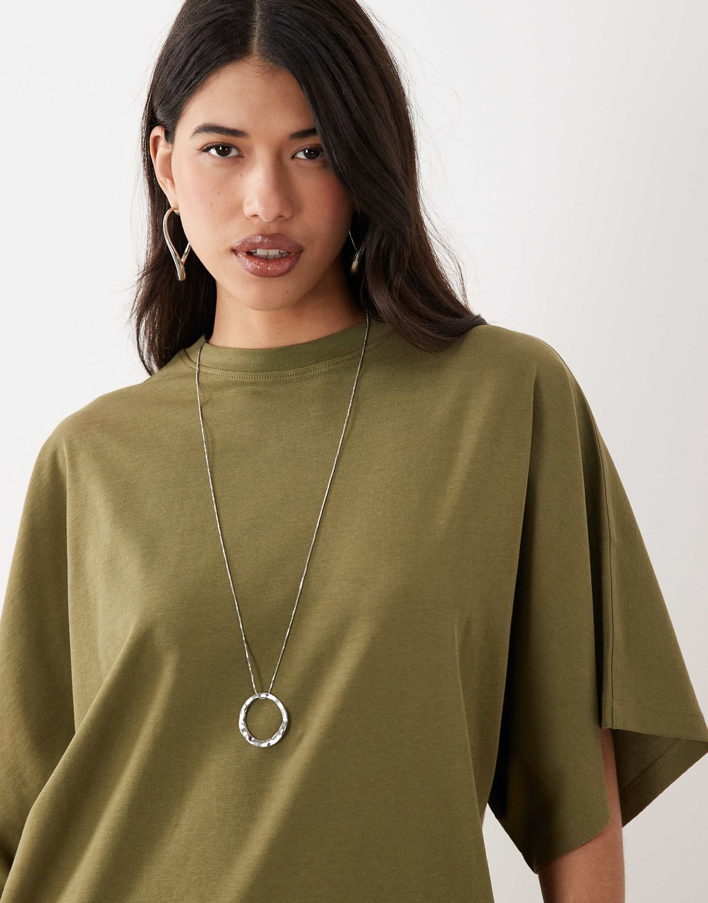 ASOS DESIGN mini batwing tshirt dress