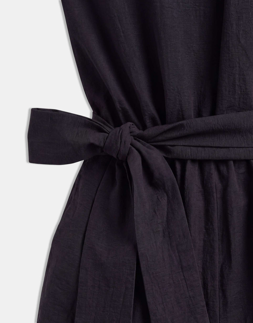ASOS DESIGN high neck short sleeve techy romper in black