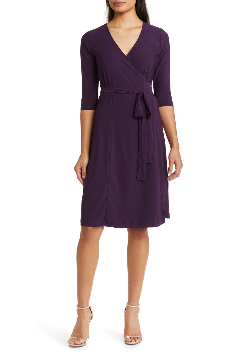 Essential Midi Wrap Dress