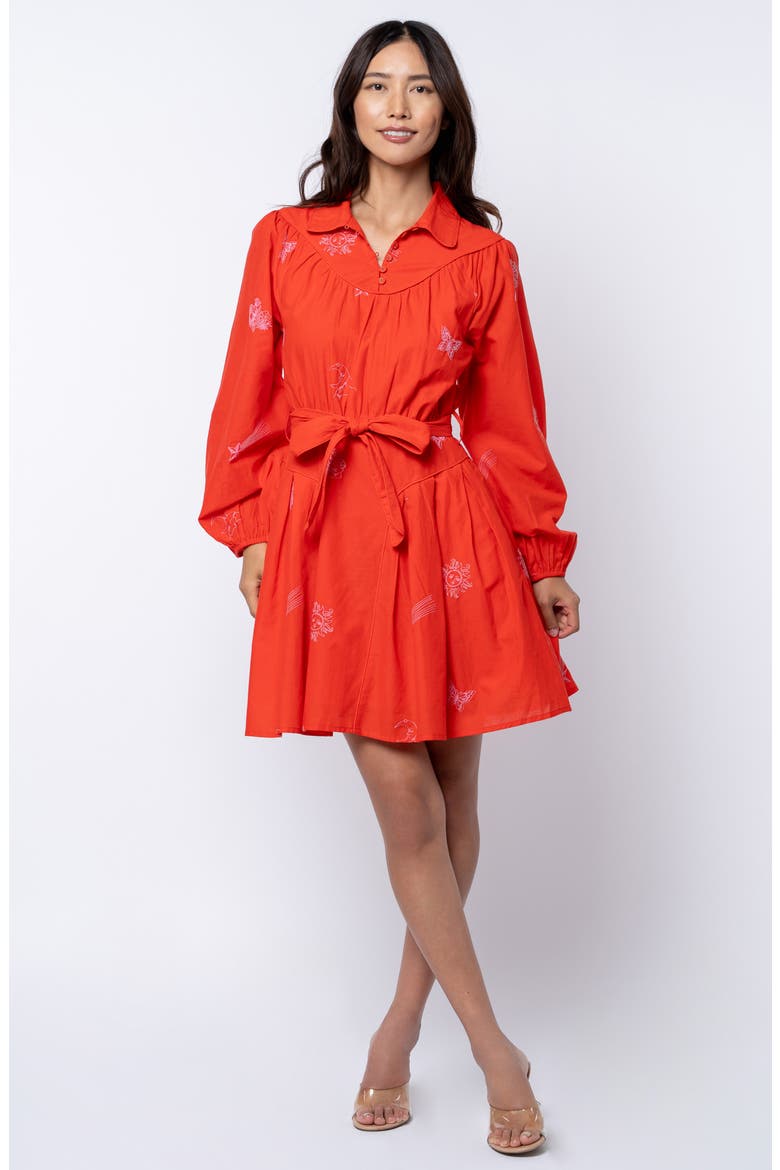 Zephyr Long Sleeve Minidress