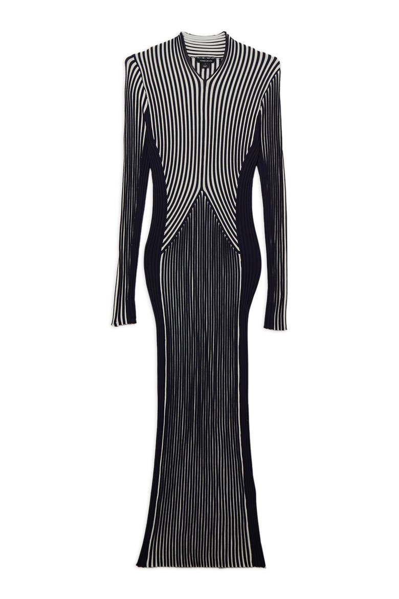Petite Fitted Long Sleeve Midi Dress