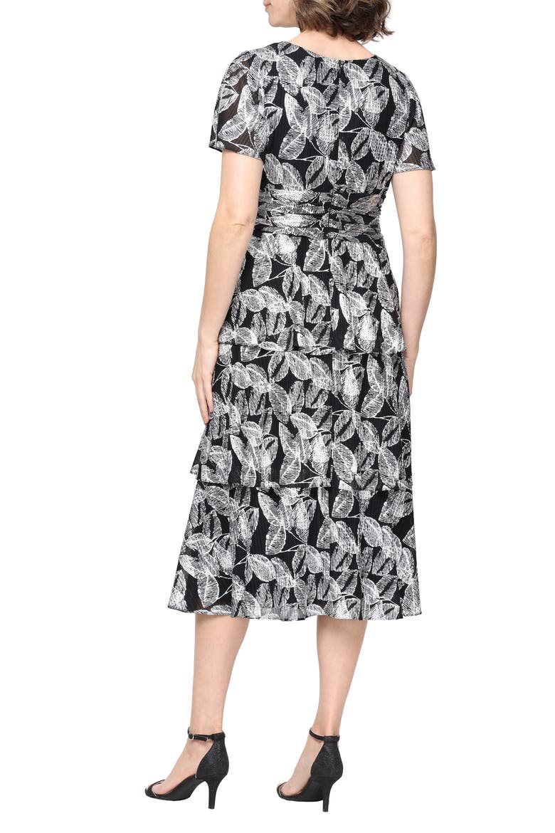Tiered Tea Length Dress